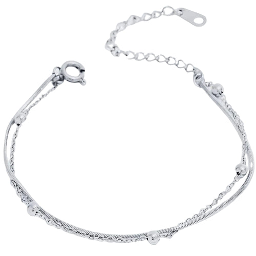 Bead 2-lags Snake Armbånd