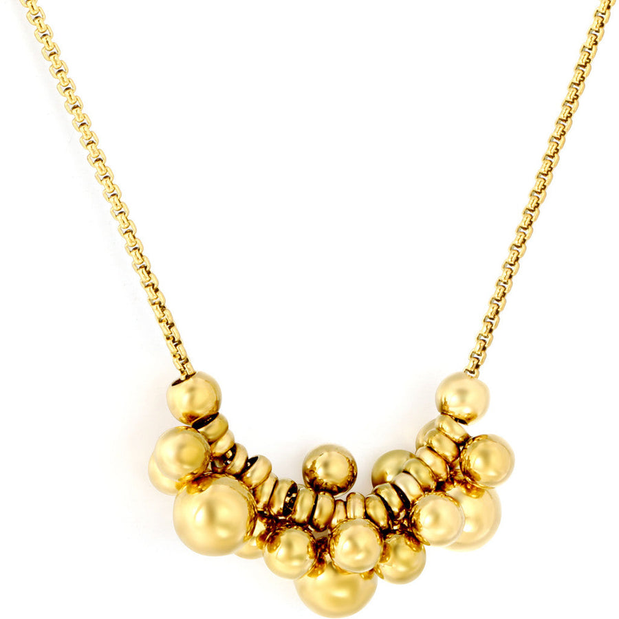 muun studios Bead Cluster Necklace 18k Necklace