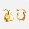 muun studios Cove Earrings - 18K Gold Plated Earring 18K Gold Plated