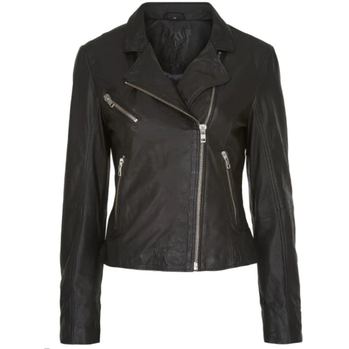 Notyz Biker Jacket - Black w. Silver | Notyz | Køb online hos Moster D – Hurtig levering