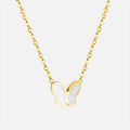 muun studios Butterfly Necklace - 18K Gold Plated 