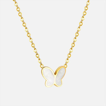 muun studios Butterfly Necklace - 18K Gold Plated 