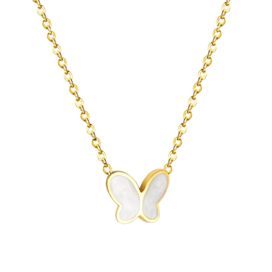 muun studios Butterfly Necklace - 18K Gold Plated 