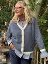 Costa Mani Kash Cardigan - Blue