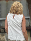 Cream Selina Top - Snow White