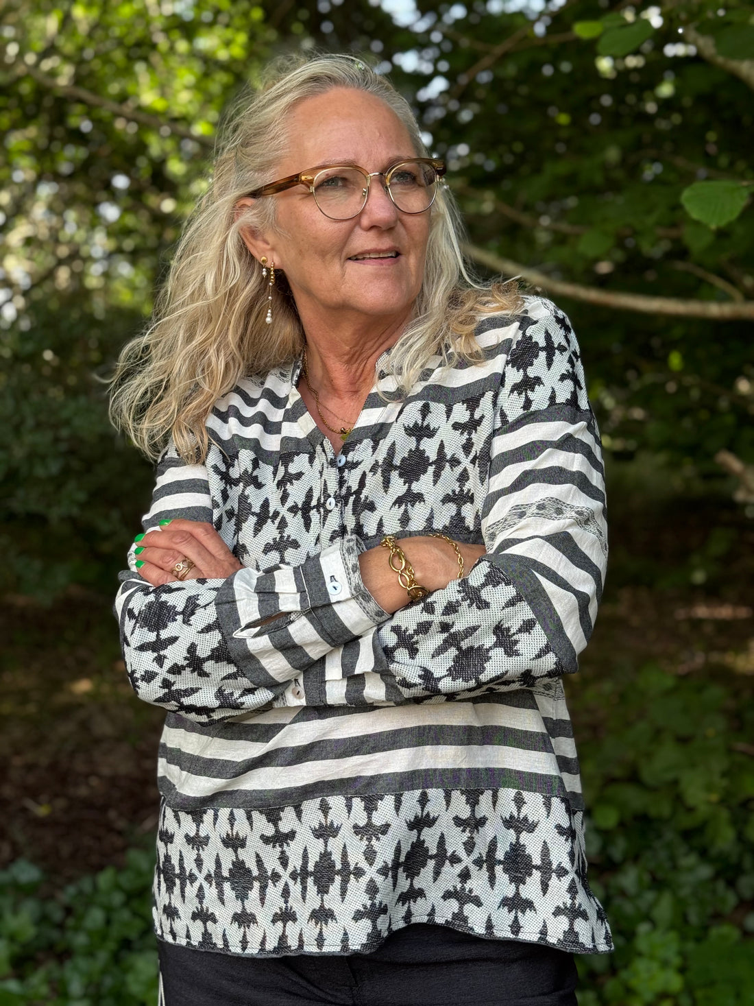Costa Mani Chrissie Shirt - Black Mix