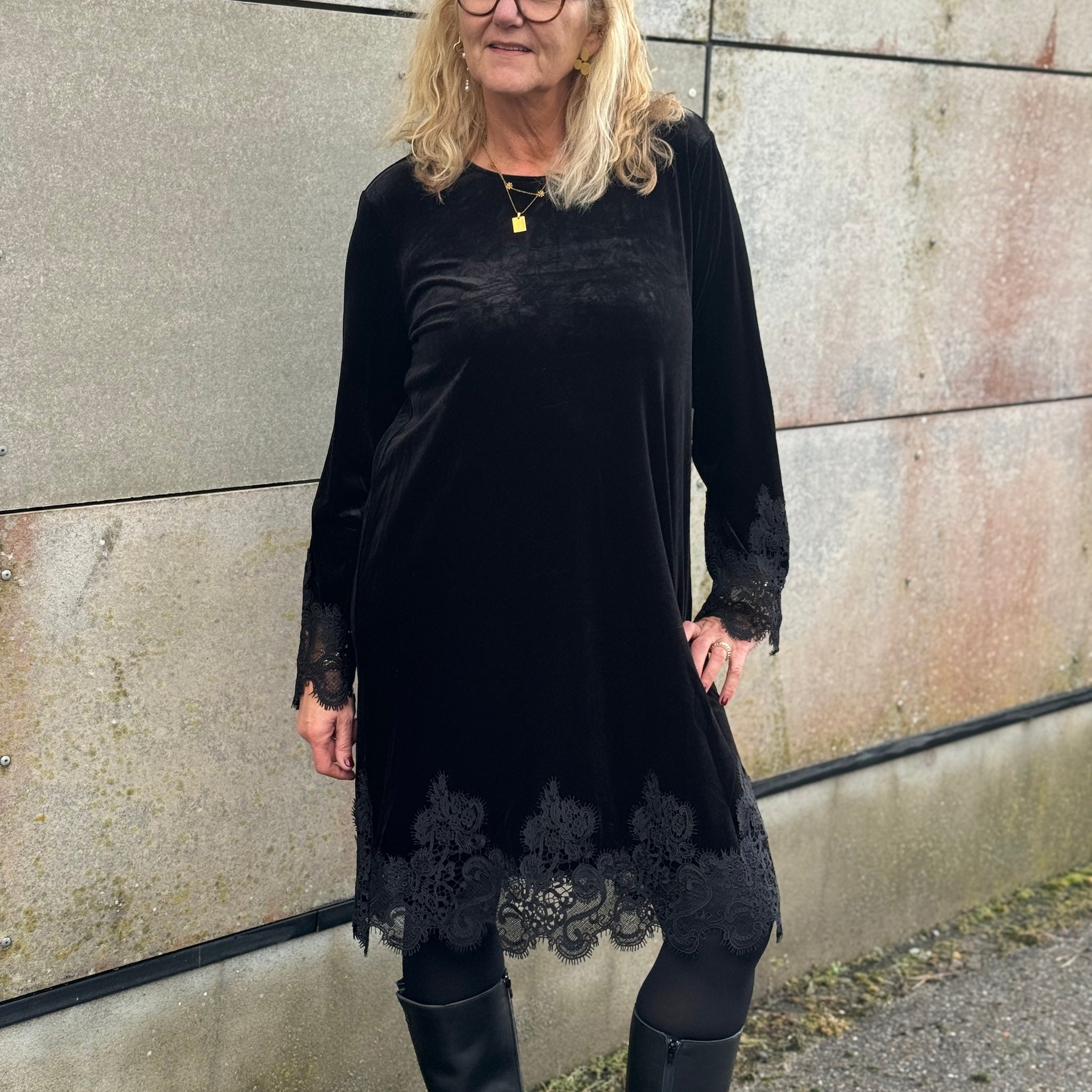 Costa Mani Mason Dress - Black