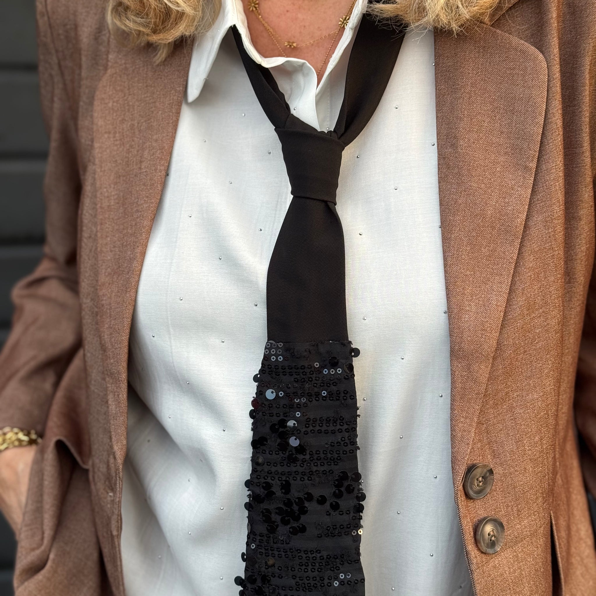 Costa mani Connor Tie - Black