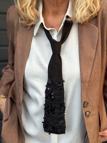 Costa mani Connor Tie - Black