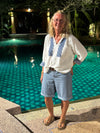 Costa Mani Louise Shirt - Whisper Blue