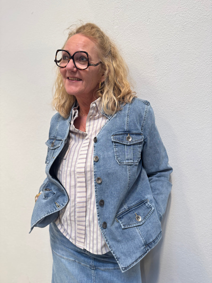 Costa Mani Coss Jacket - Blue Denim