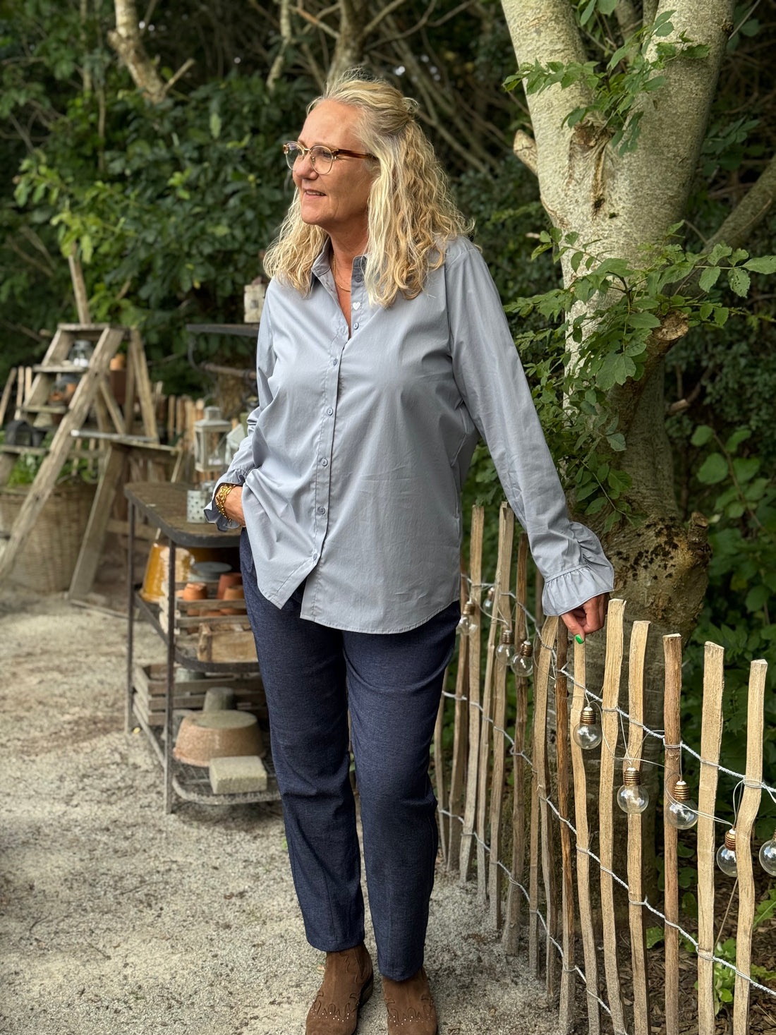 Costa Mani Bina Shirt - Blue