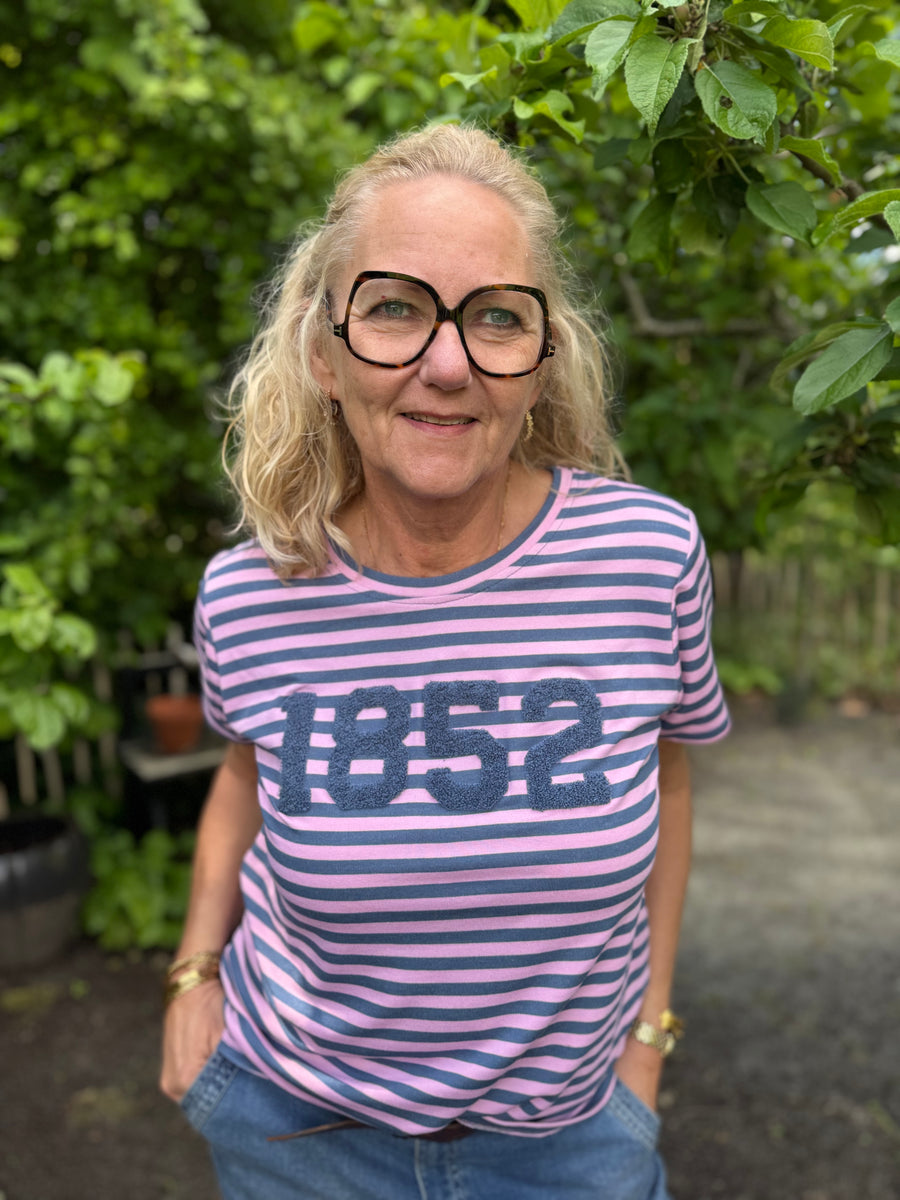 Marta du château Hertha Tee - Pink/Jeans