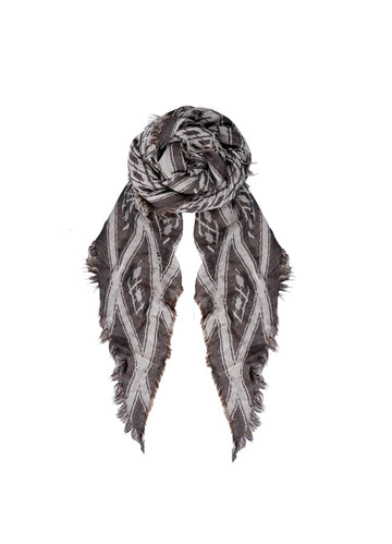 Black Colour BCayla scarf - Camel