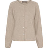 BTF CPH Cashmere Cardigan - Cream Melange