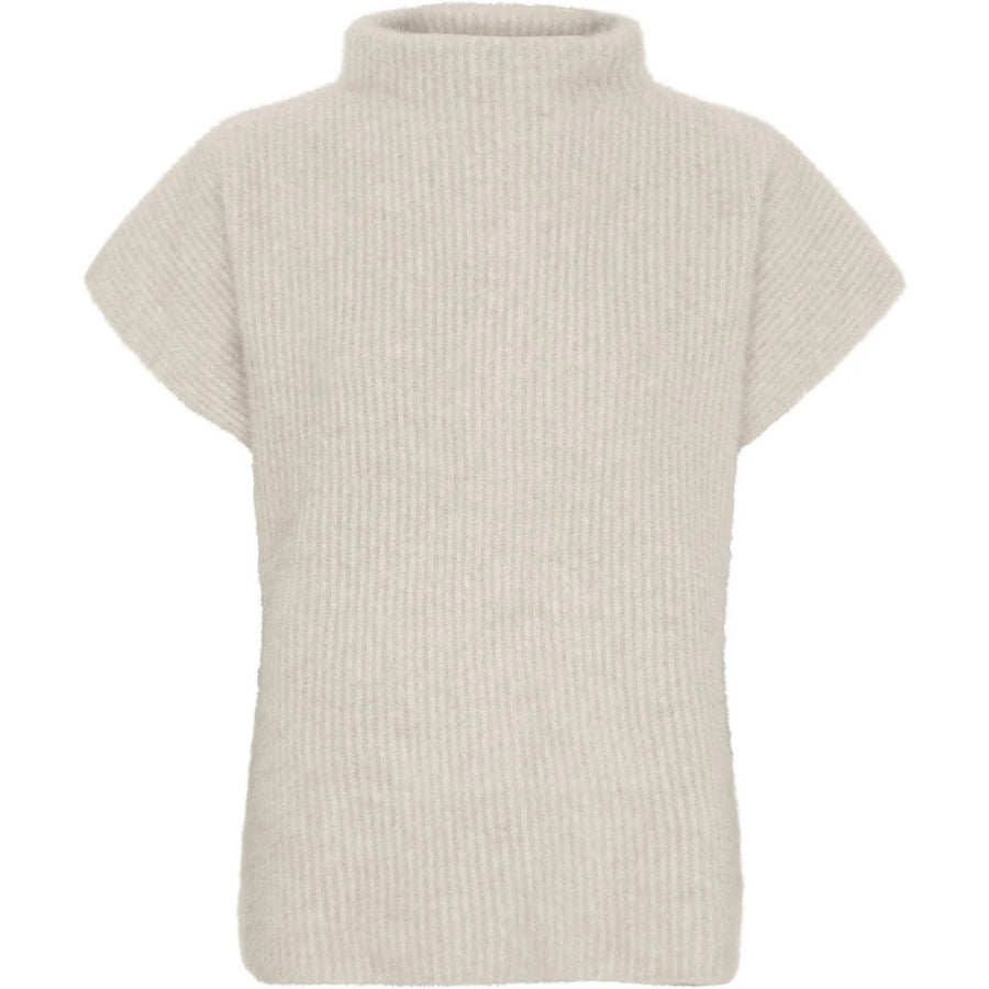 BTF CPH Cashmere Raccoon SS Pullover - Light Beige