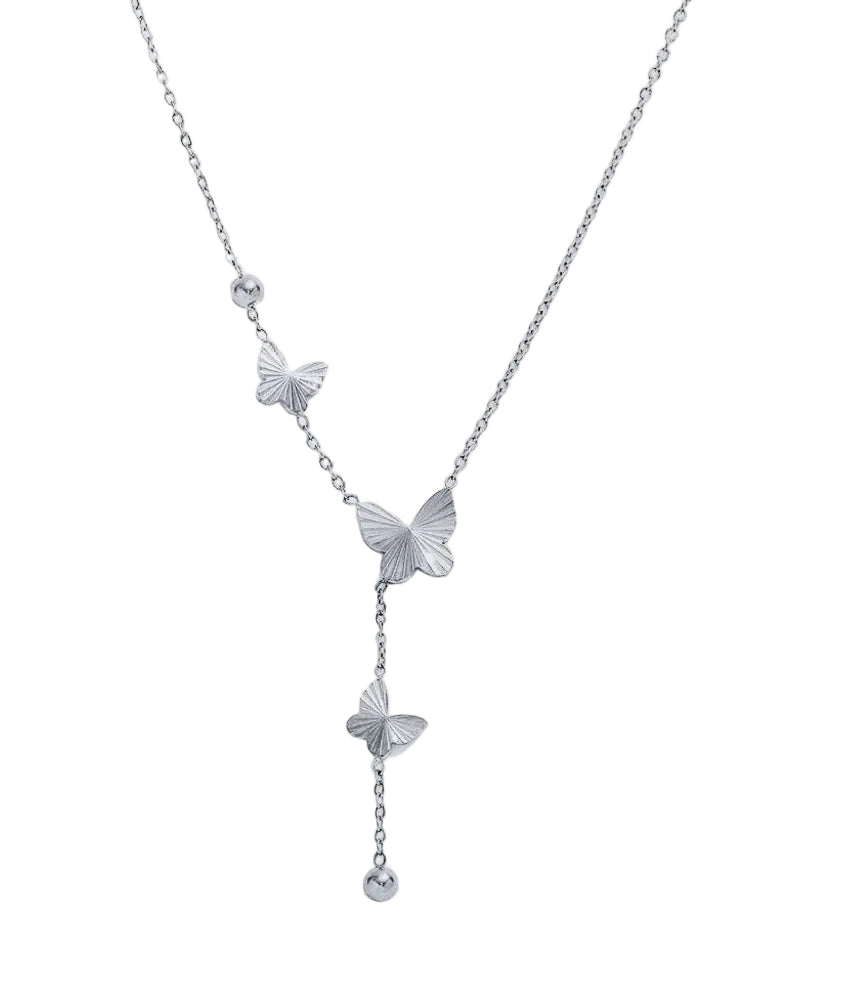 Sommerfugle Y Halskæde 18K Guldbelagt | muun studios | Køb online hos Moster D – Hurtig levering