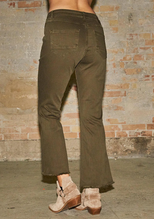Isay Como Flare Pant - Khaki