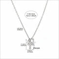 muun studios Elvira Cross Necklace – Stainless Steel Necklace