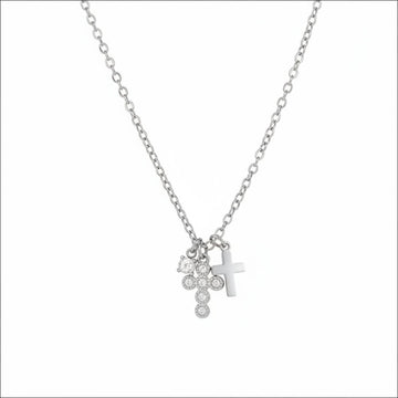 muun studios Elvira Cross Necklace – Stainless Steel Necklace Stainless Steel