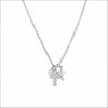 Elvira Cross Necklace - 18K Gold Plated