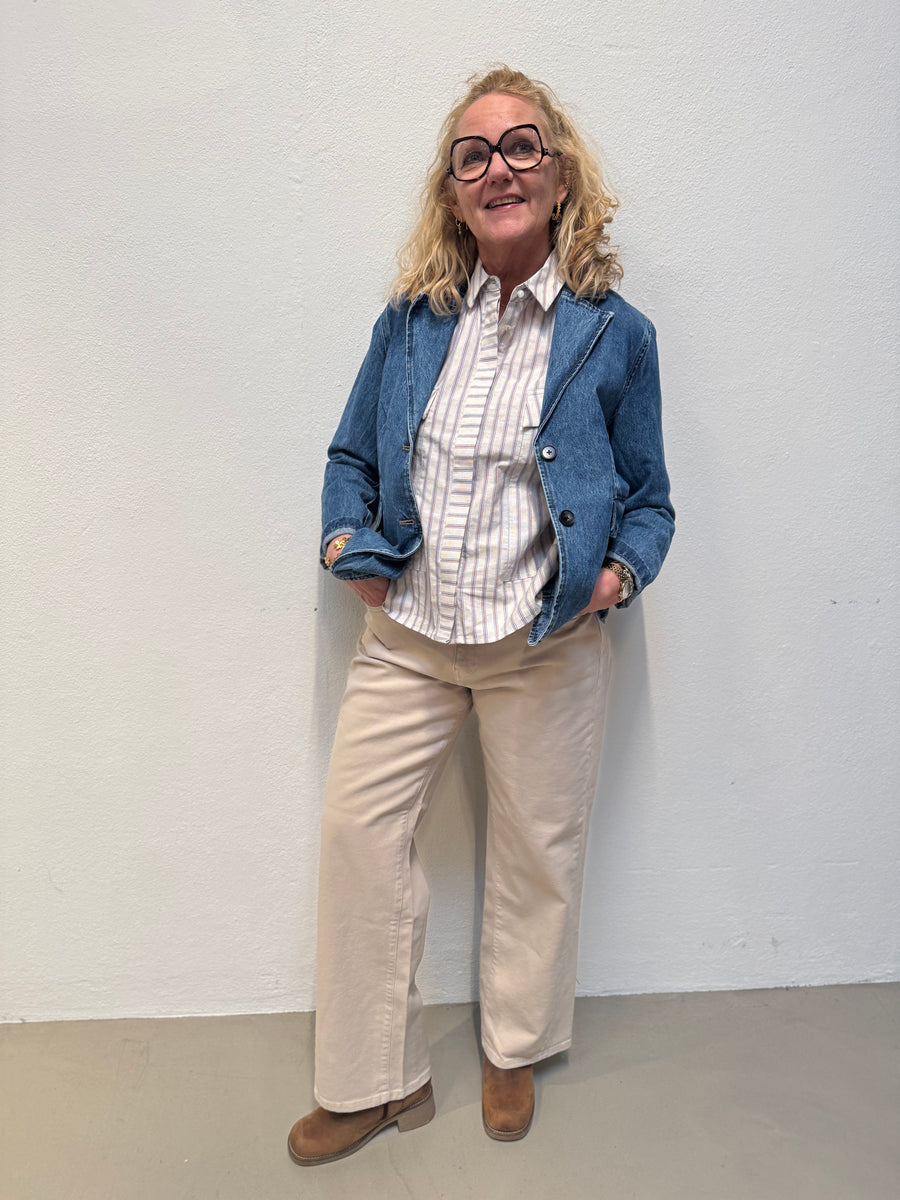 Isay Como Twill Pant - Dark Sand