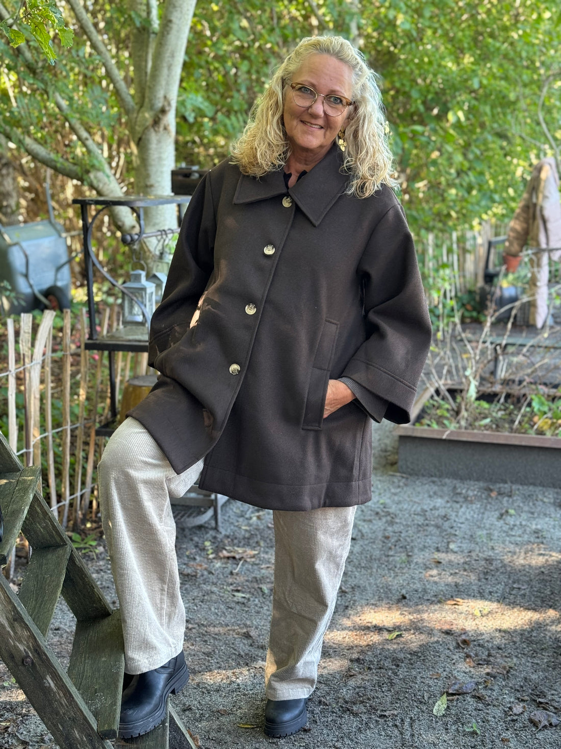 Nümph Kimberly Coat - Black Coffee