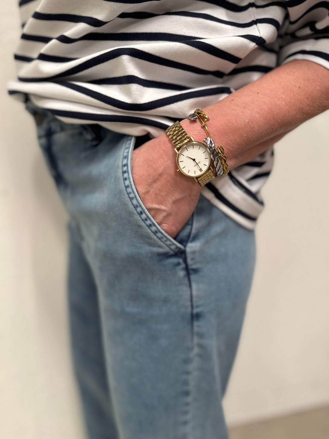 Nümph Amber HR Wide Acid Jeans - Medium Blue