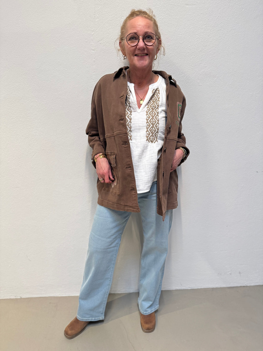 Costa Mani Louise Shirt - Whisper Sand