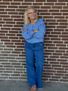 Cream Visti Pant - Sanjose Indigo Blue Denim