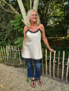 Kaffe Hill Lace Dress - Feather Grey