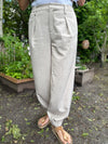 Kaffe Omila Harem Pants - Feather Grey Melange