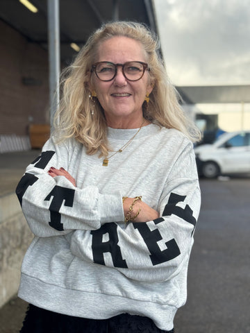 Kaffe Lise Sweatshirt - Grey Melange