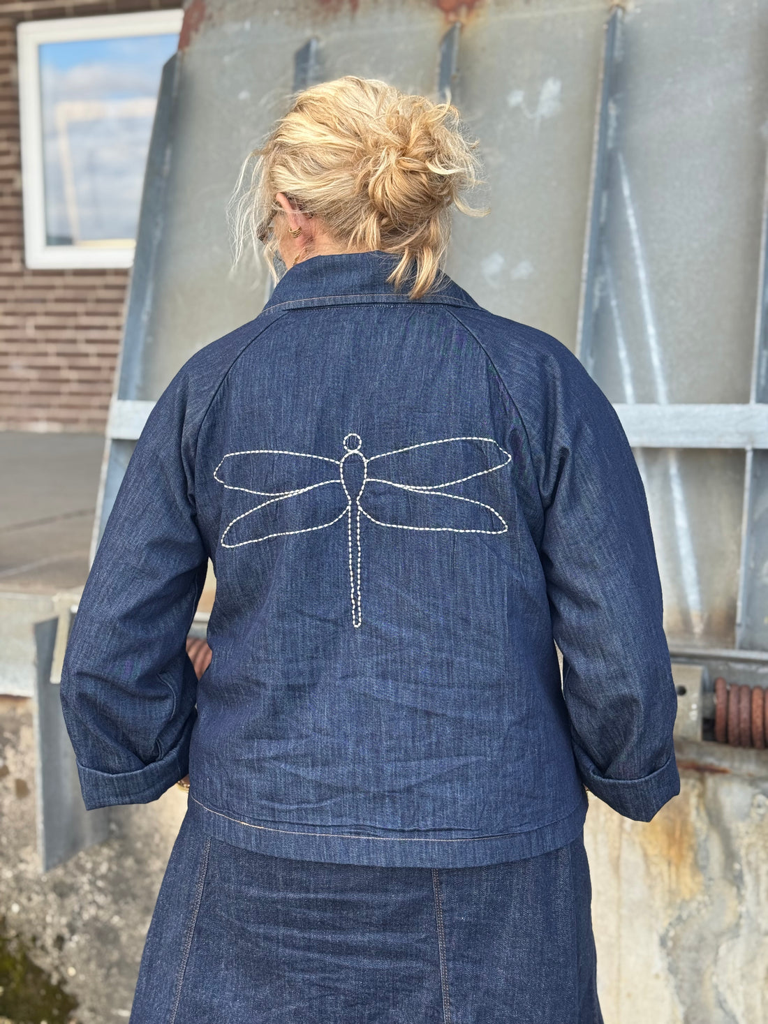 Gaspar Madrid Denim Jacket - Dark Blue