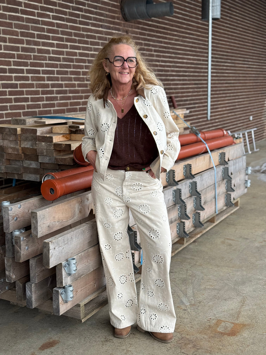 Nümph Enora Pants - Irish Cream