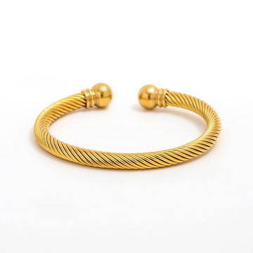 Helix Bangle 18K Guldbelagt | muun studios | Køb online hos Moster D – Hurtig levering