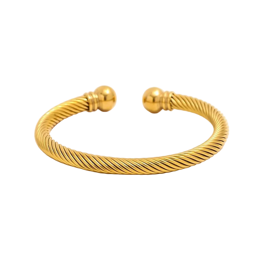 Helix Bangle 18K Guldbelagt | muun studios | Køb online hos Moster D – Hurtig levering