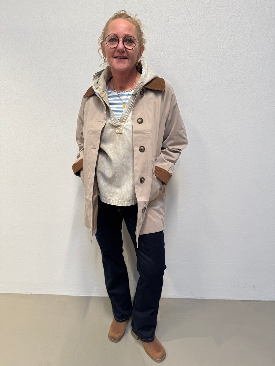 Cream Jaxy Jacket - Savannah Tan