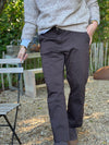 Isay Highwaist Chino - Dark Brown