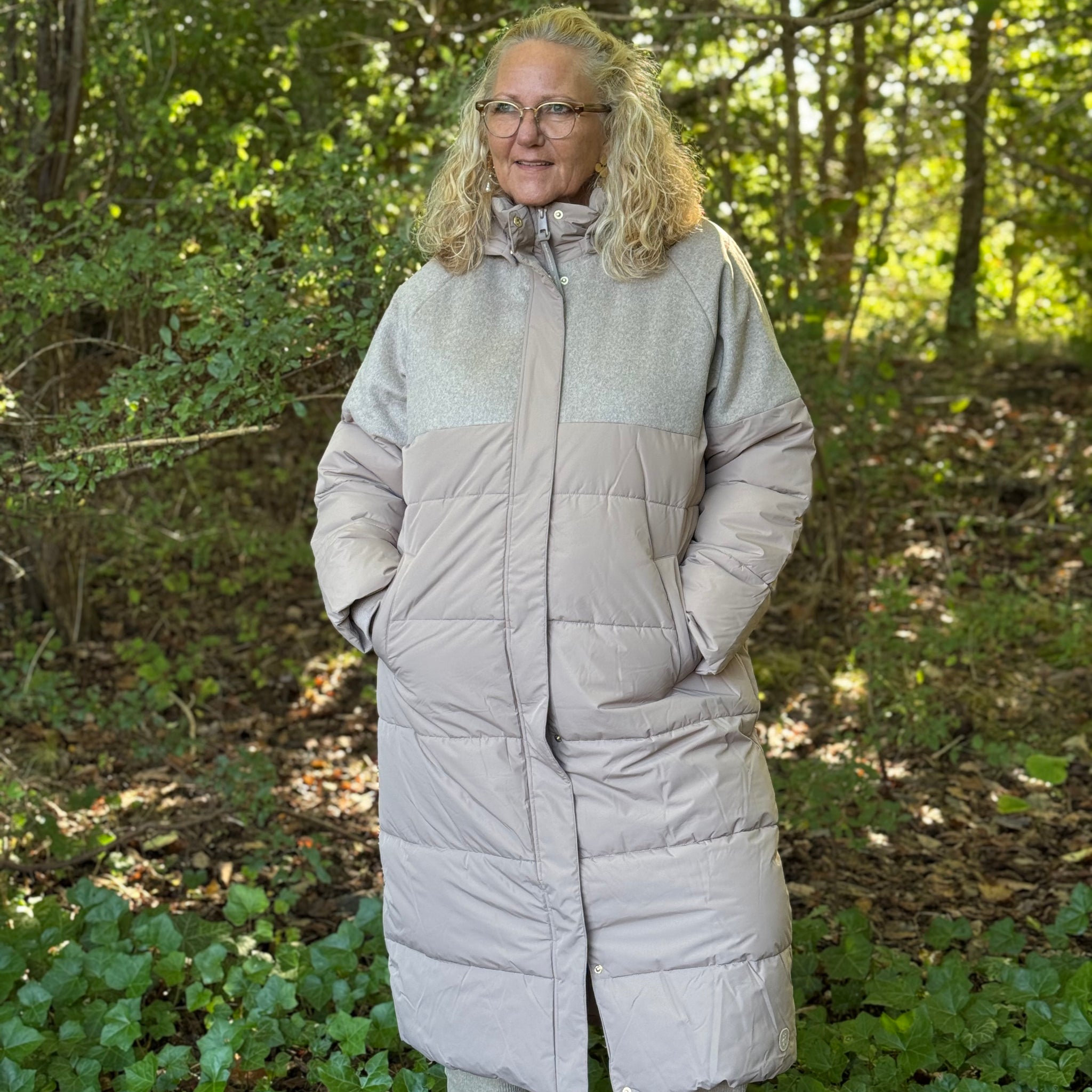 Nümph Willow Long Coat - Taupe Gray