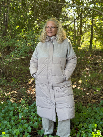 Nümph Willow Long Coat - Taupe Gray