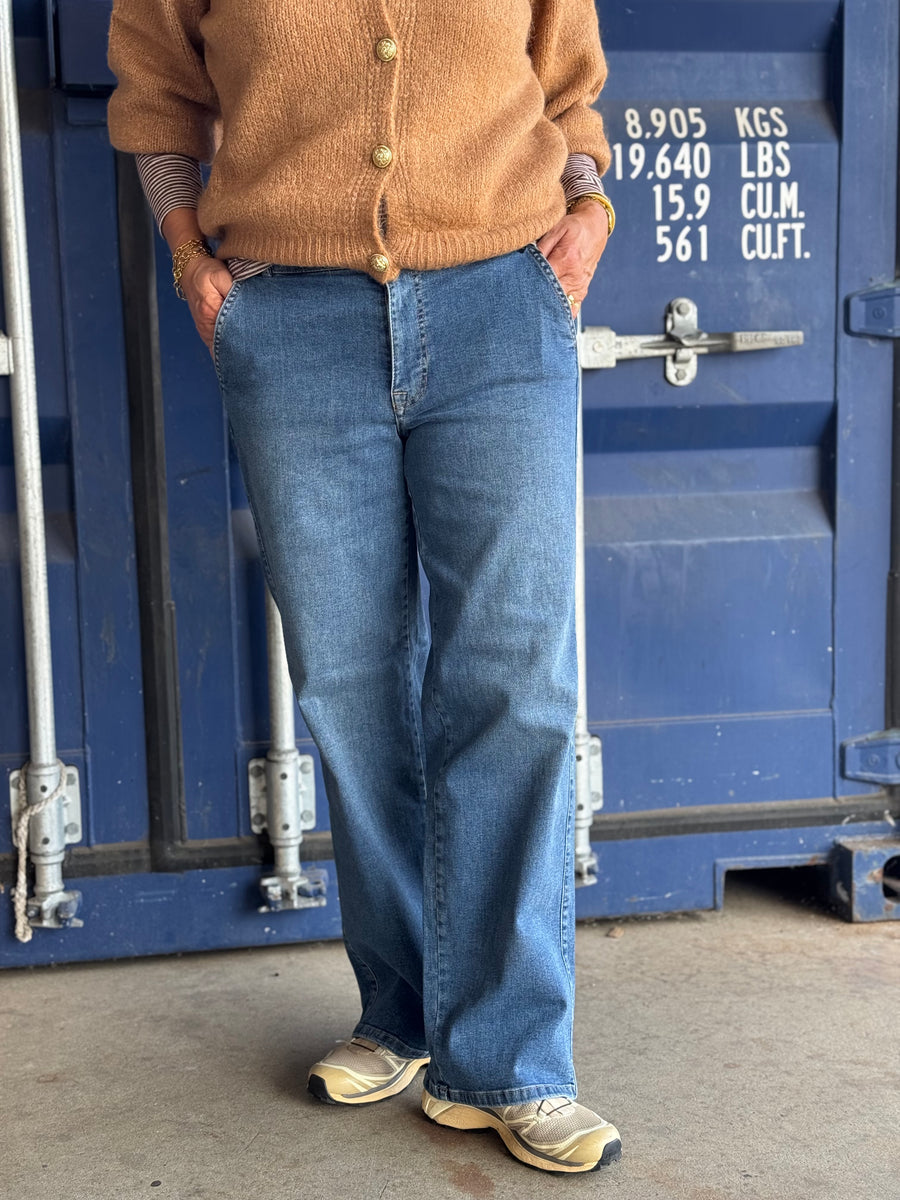 Isay Portofino Wide Jeans - Classic Wash