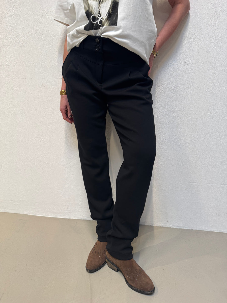 Nü Denmark Commy Solid Bukser - Black