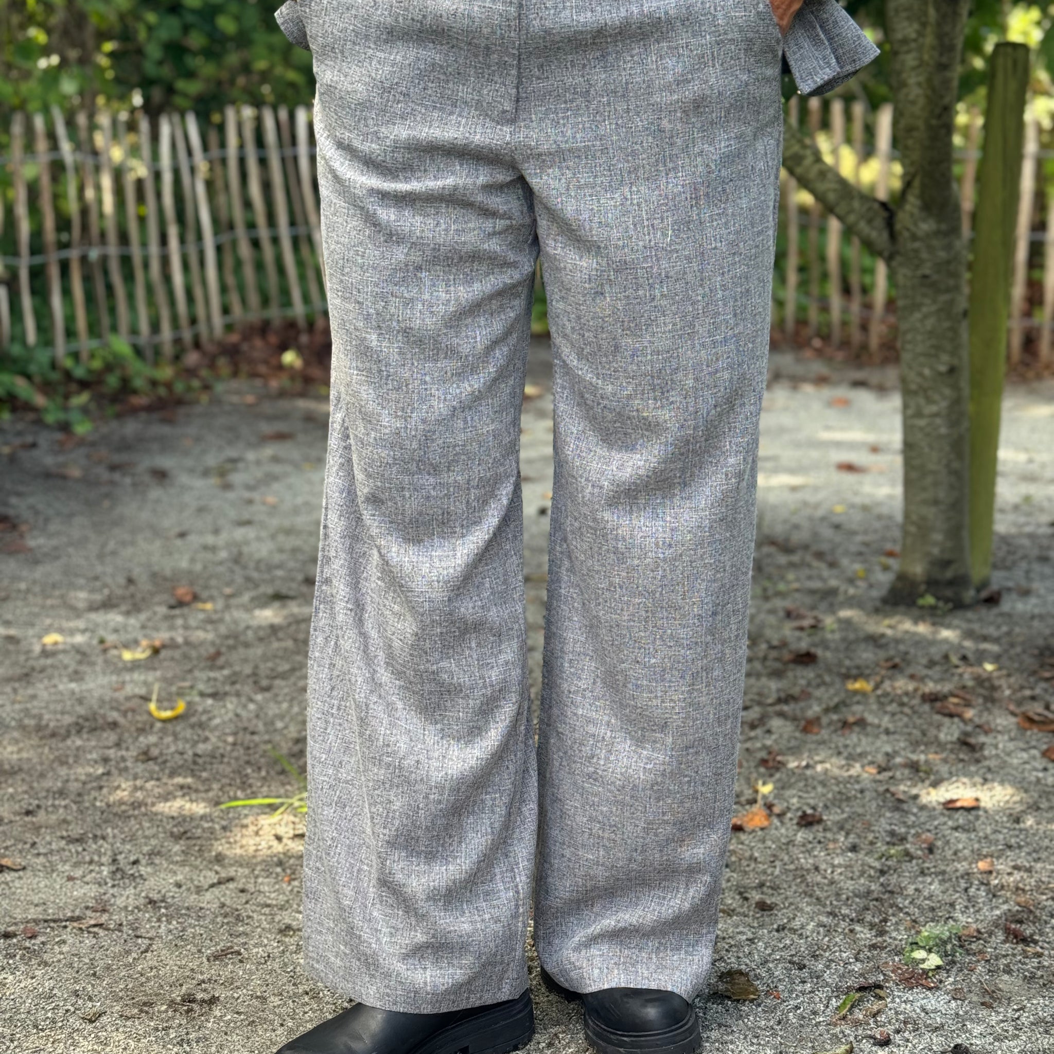 Isay Kiwi Pant - Grey Melange