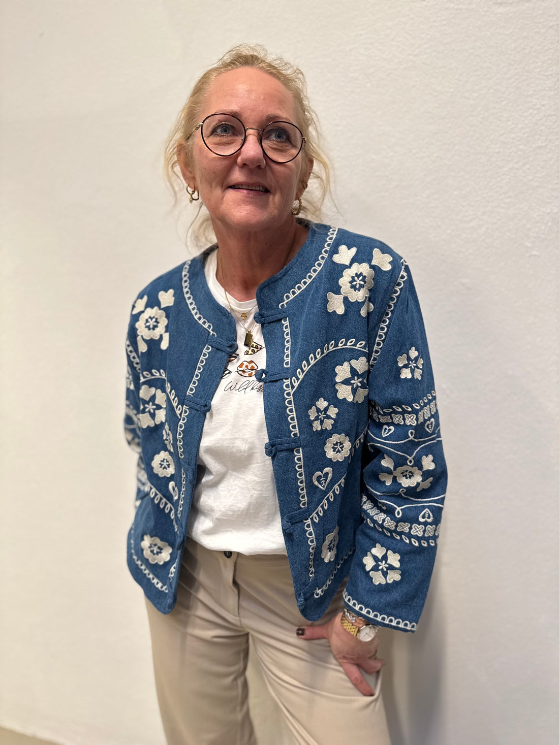 Cream Lumilla T-shirt - Animal Lips