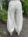 Kaffe Omila Harem Pants - Feather Grey Melange