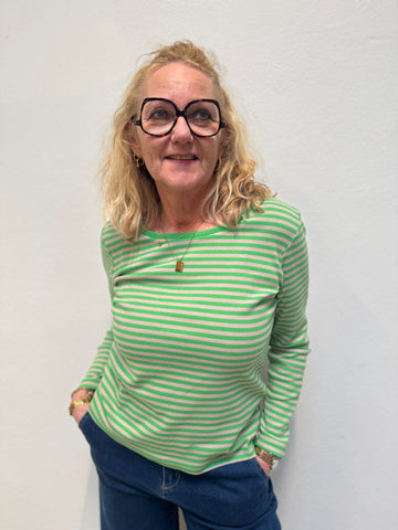 Nümph Melany LS Blouse - Vibrant Green