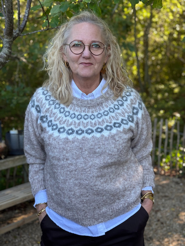 Kaffe Berta Pullover - Beige Melange