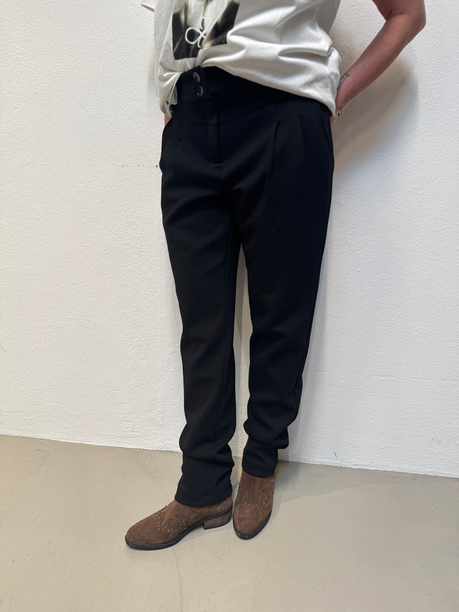 Nü Denmark Commy Solid Bukser - Black