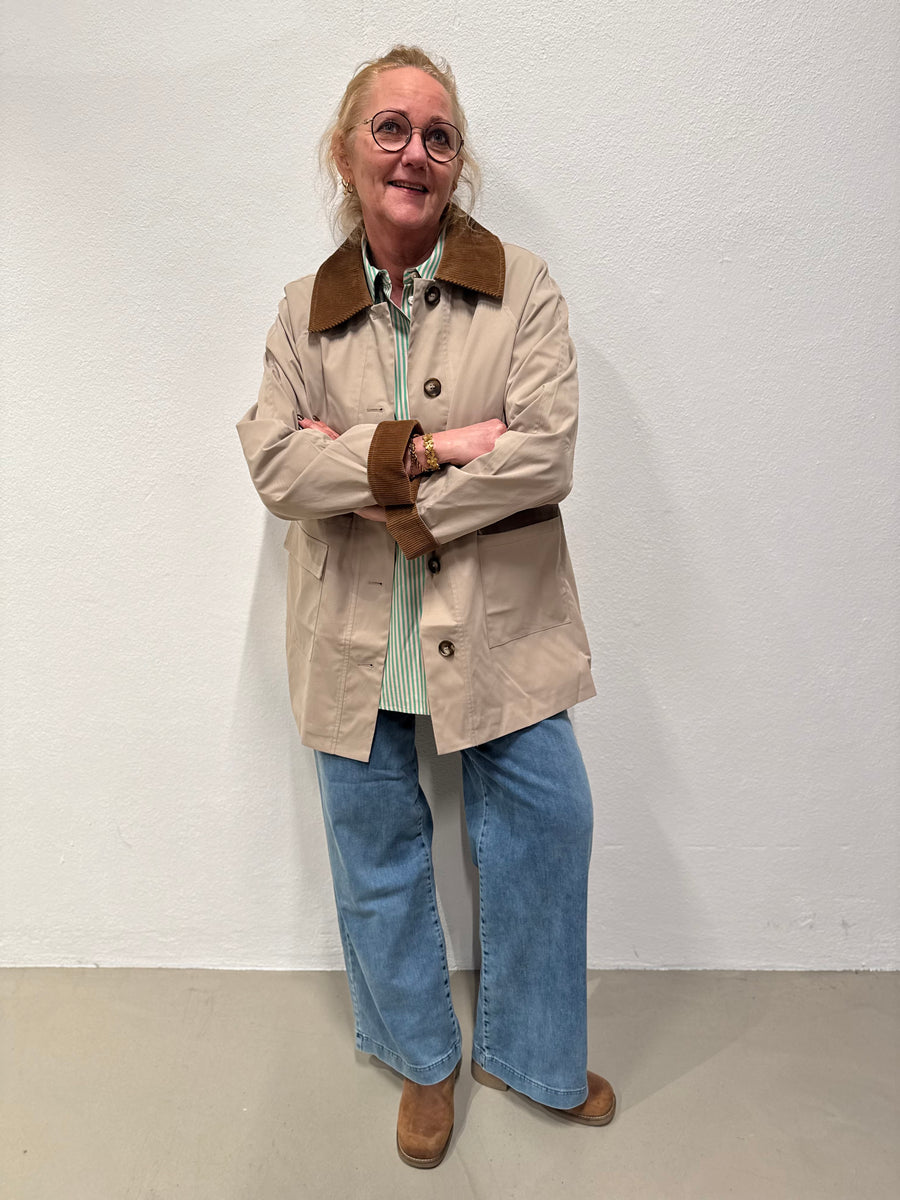 Cream Jaxy Jacket - Savannah Tan